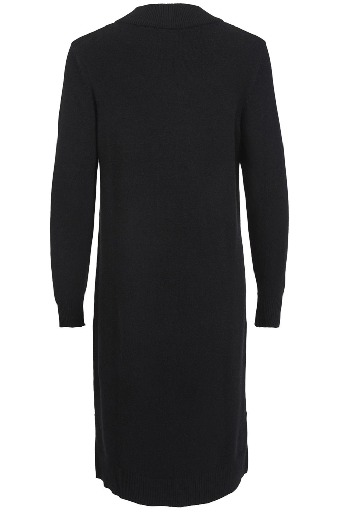 VIRIL CREW NECK L/S MIDI DRESS - NO 14061427 Black