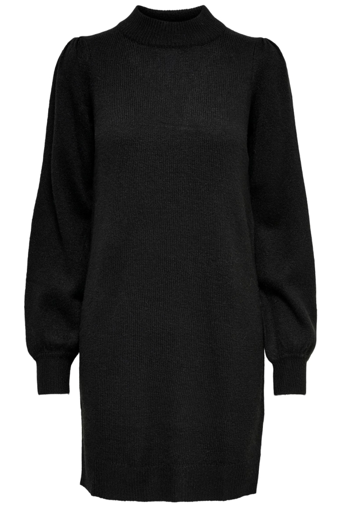 JDYRUE L/S HIGH NECK DRESS KNT NOOS 15238237 BLACK