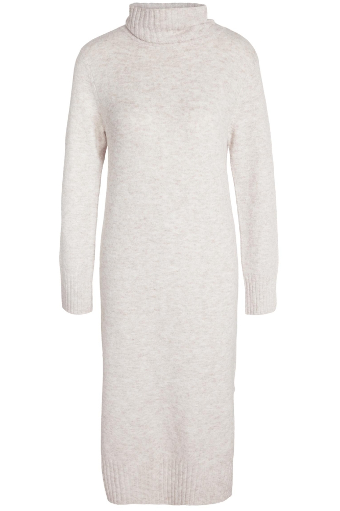 NMVIOLA L/S ROLLNECK KNIT DRESS FWD 27026911 EGGNOG