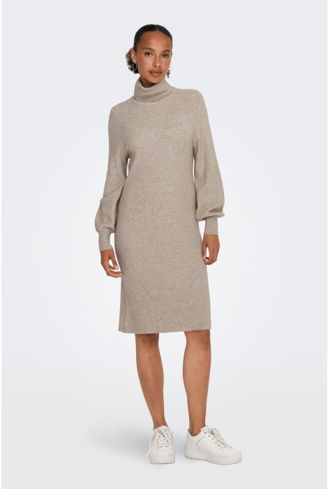 Only onlsasha l/s rollneck dress knt noo