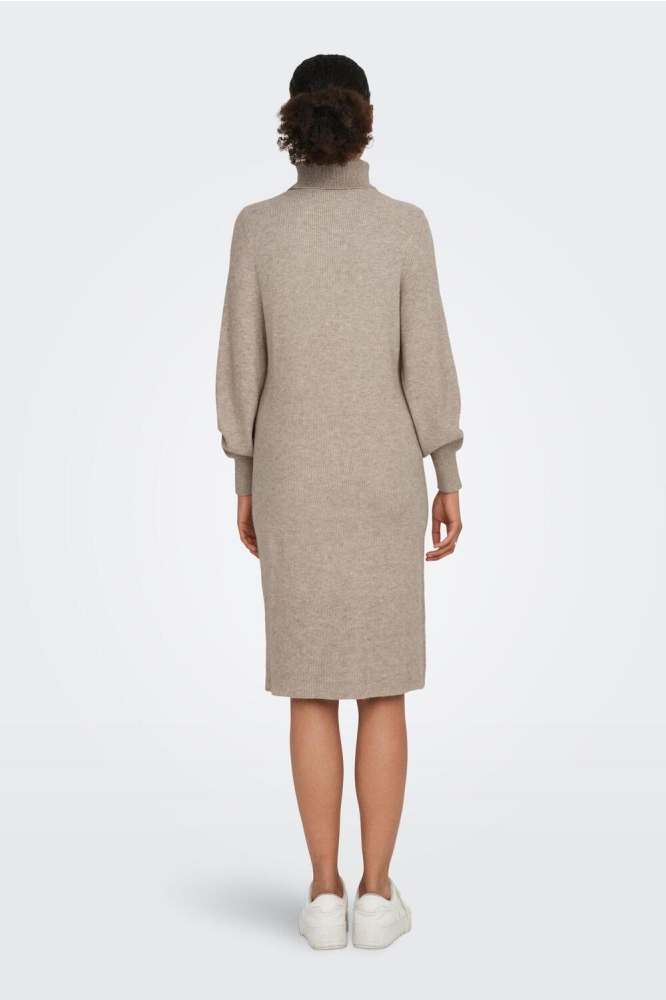 ONLSASHA L/S ROLLNECK DRESS KNT NOO 15309197 MOCHA MERI