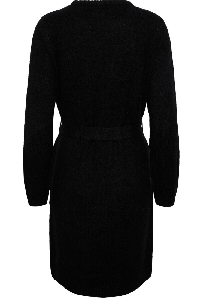 PCJULIANA LS O-NECK KNIT DRESS NOOS 17139793 Black