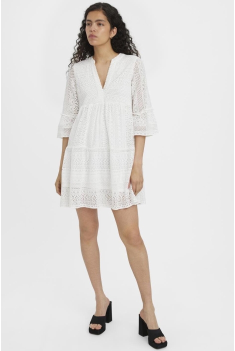 Vero Moda vmhoney lace 3/4 v-neck tunic wvn