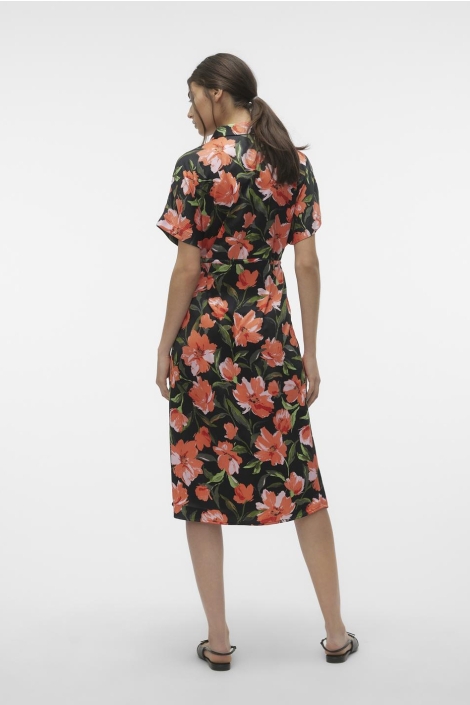 Vero Moda vmlillian remi ss calf wide dress w