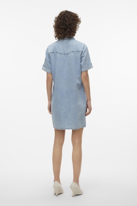 Vero Moda vmjennie ss short denim dress ga no