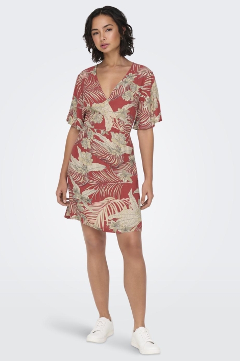 Only onlpalina life 2/4 wrap dress ptm