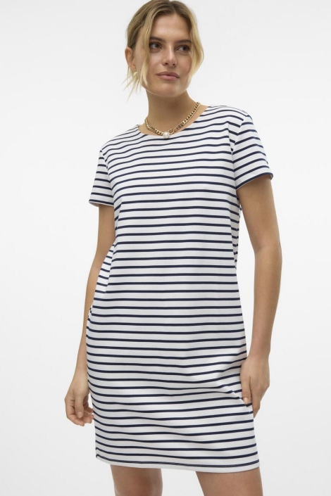 Vero Moda vmabby ss short zip dress jrs noos