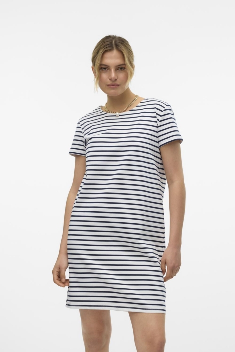 Vero Moda vmabby ss short zip dress jrs noos