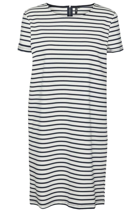 Vero Moda vmabby ss short zip dress jrs noos