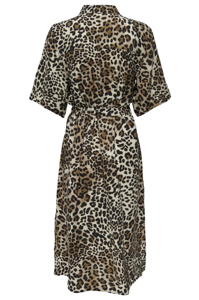 JDYBARBARA 2/4 MIDI SHIRT DRESS WVN 15323341 Seedpearl/LEO