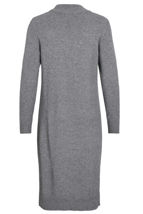 Vila viril crew neck l/s midi dress - no