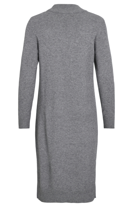 Vila viril crew neck l/s midi dress - no