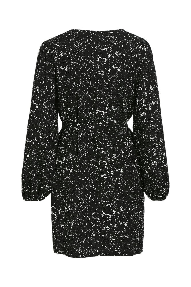 VIPEFFI L/S DRESS - NOOS 14096975 BLACK BEAUTY/DEW