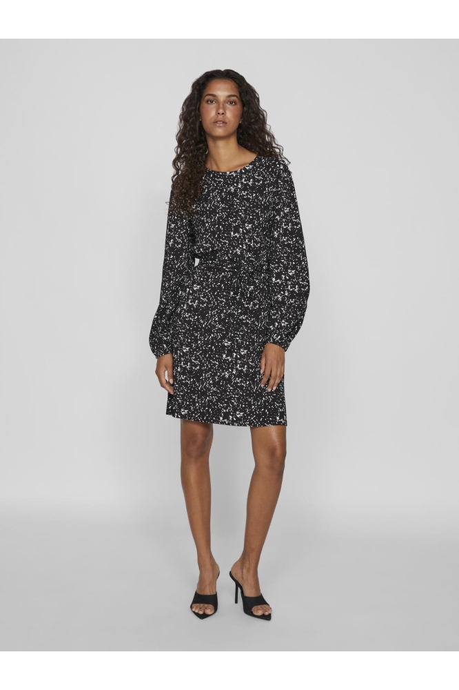 VIPEFFI L/S DRESS - NOOS 14096975 BLACK BEAUTY/DEW