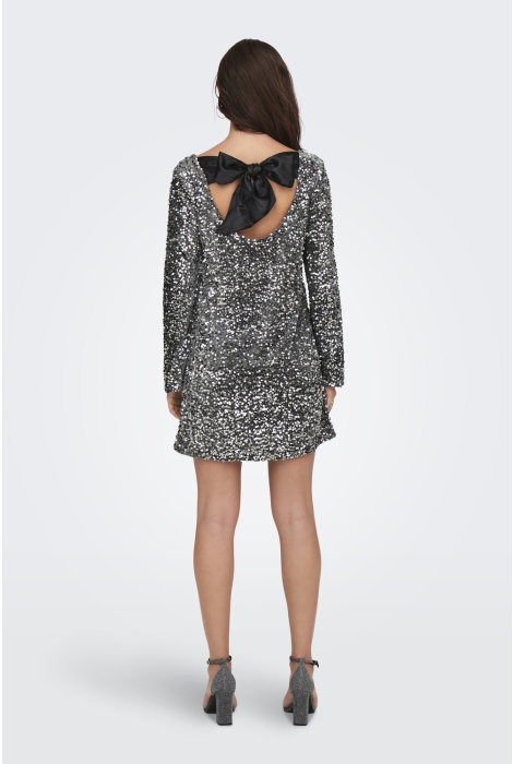 Jacqueline de Yong jdysara l/s bow sequins dress jrs