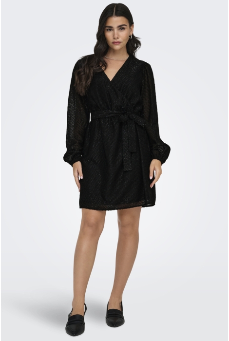 Jacqueline de Yong jdyroxy l/s v-neck wrap dress wvn