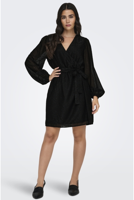 Jacqueline de Yong jdyroxy l/s v-neck wrap dress wvn