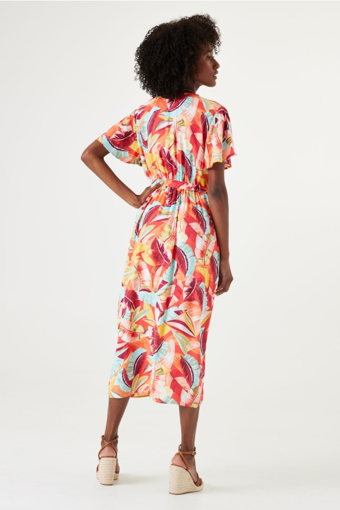 JURK MET PRINT R40284 9434 PAPAYA PUNCH