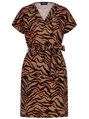 Lady Day Jurk EDEN L36 395 1923 ZEBRA PRINT SUNRISE