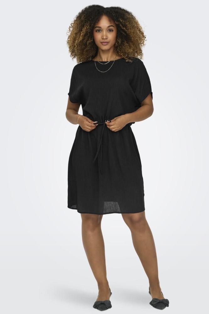 ONLCHIARA S/S BACK STRAP SH DRESS E 15340813 BLACK