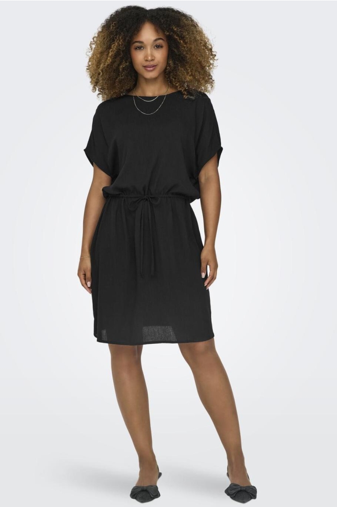 ONLCHIARA S/S BACK STRAP SH DRESS E 15340813 BLACK