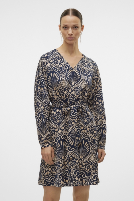 Vero Moda vmvilja l/s abk dress wvn btq ga