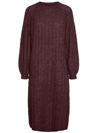 Pieces Jurk PCMAGGY LS KNIT DRESS NOOS BC 17150958 Tawny Port