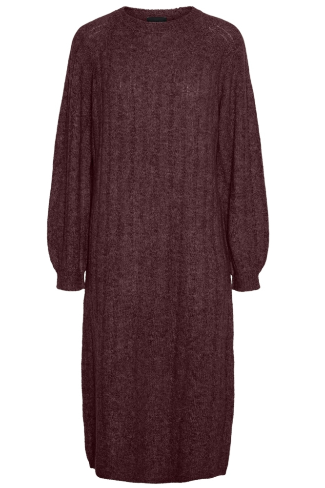 PCMAGGY LS KNIT DRESS NOOS BC 17150958 Tawny Port