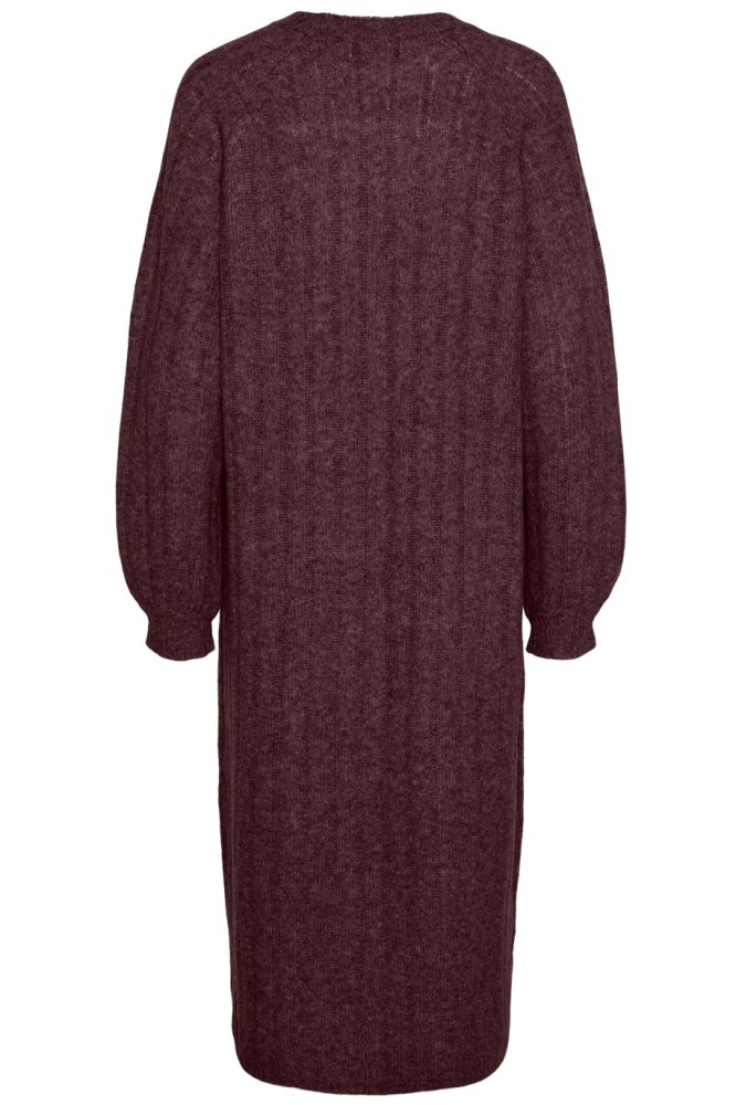 PCMAGGY LS KNIT DRESS NOOS BC 17150958 Tawny Port