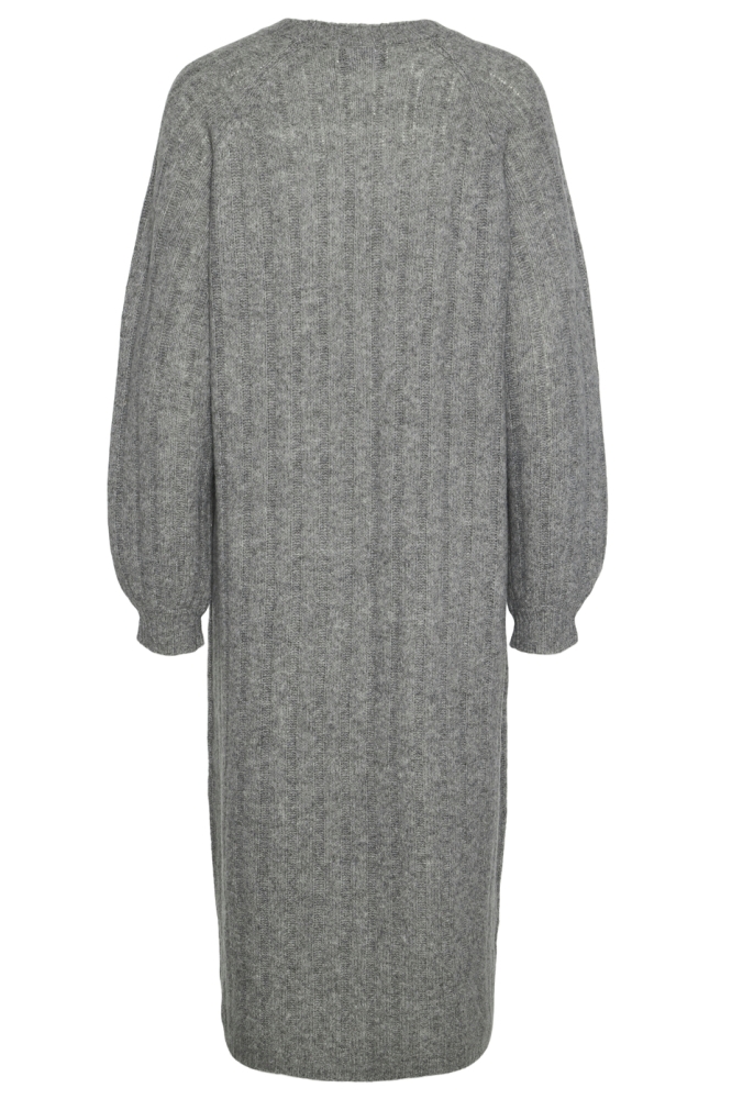 PCMAGGY LS KNIT DRESS NOOS BC 17150958 Medium Grey Melange