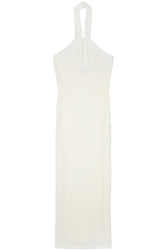 RIVA KNITTED LONG DRESS R2406390570 001 WHITE