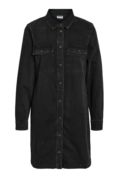 Noisy may nmnew signe l/s denim dress vi001bl