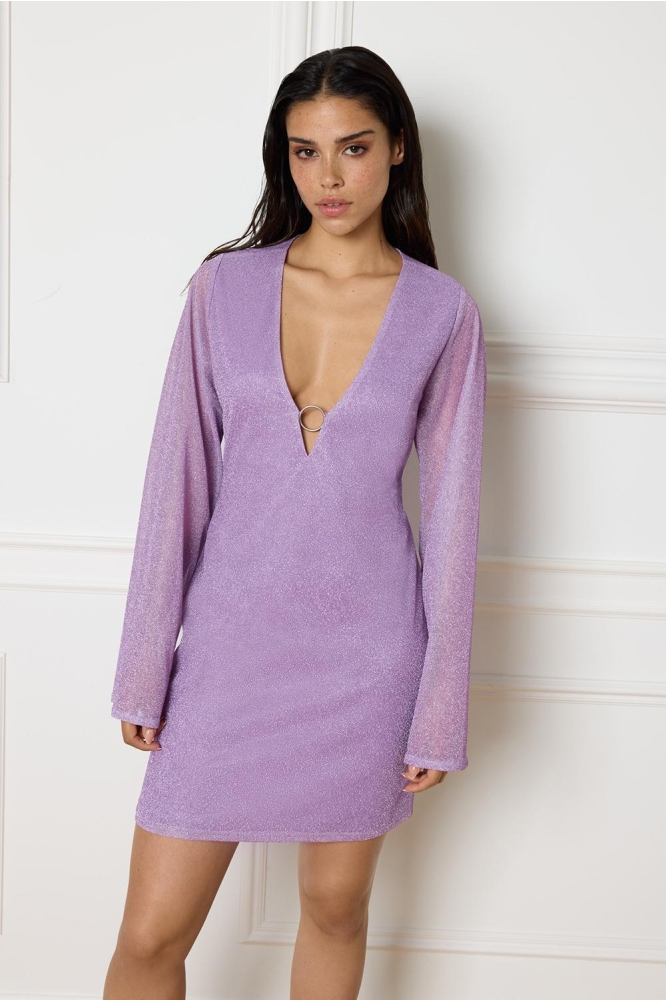 TAYLOR KNITTED FLARE SLEEVELESS R2406310575 800 LILAC