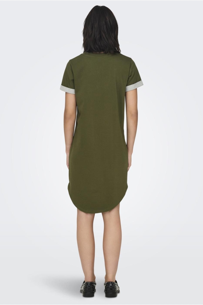 JDYIVY S/S DRESS JRS NOOS 15174793 WINTER MOSS