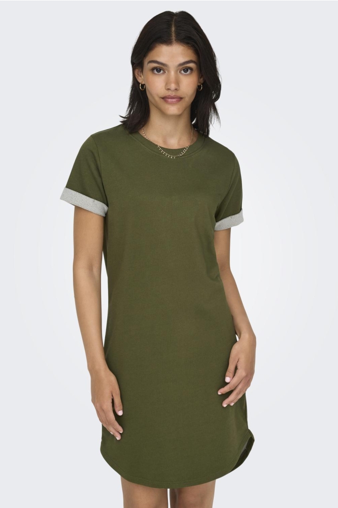 JDYIVY S/S DRESS JRS NOOS 15174793 WINTER MOSS