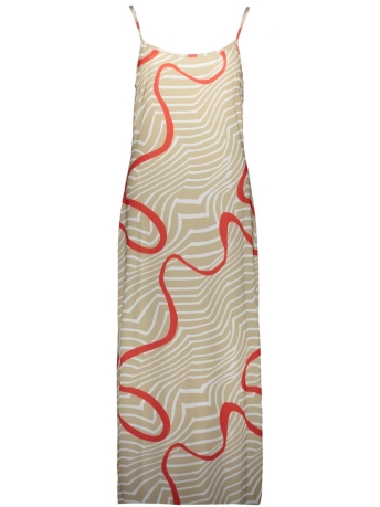 Zoso Jurk ANNA PRINT DRESS 243 SAND/RED