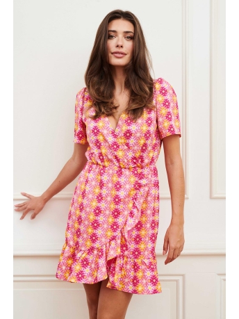 Lofty Manner Jurk DRESS GRACELYN PD23 RETRO SUNNY PRINT