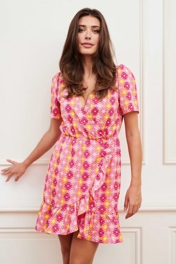 Lofty Manner Jurk DRESS GRACELYN PD23 RETRO SUNNY PRINT