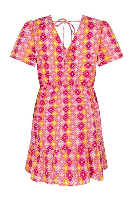 DRESS GRACELYN PD23 RETRO SUNNY PRINT