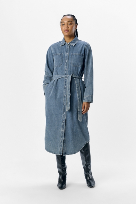 Object objdayan re l/s denim shirt dress 1