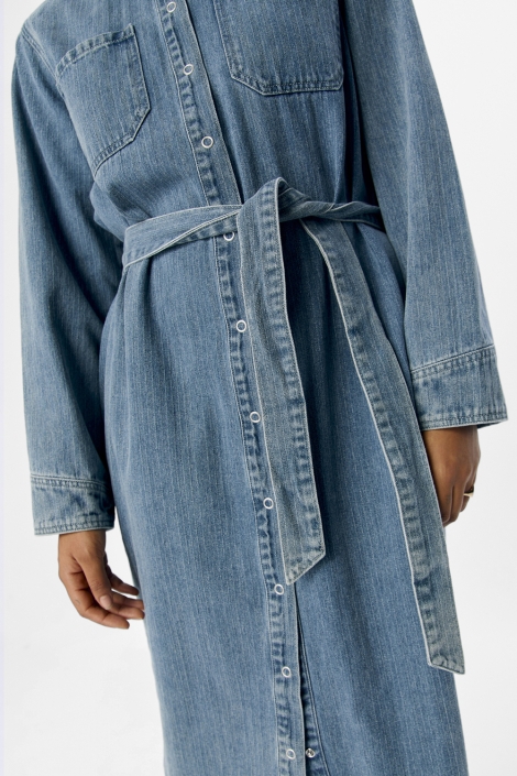 Object objdayan re l/s denim shirt dress 1