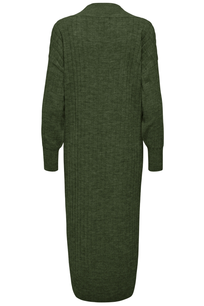 ONLNEW TESSA L/S MIDI V DRESS KNT N 15236372 KALAMATA/W MELANGE