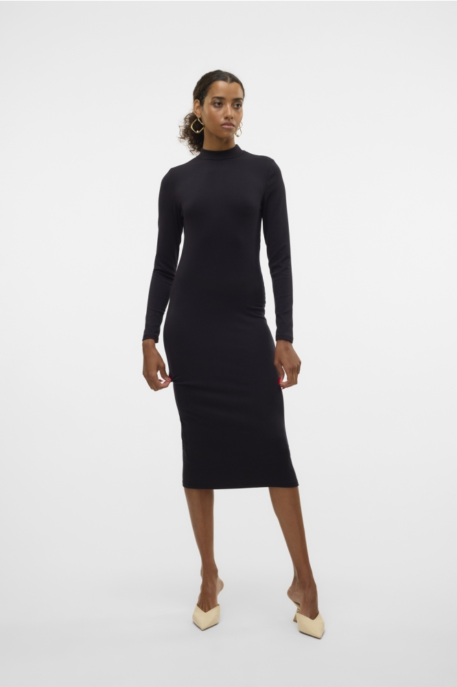 VMMARY LS HIGHNECK DRESS GA JRS NOO 10314441 BLACK