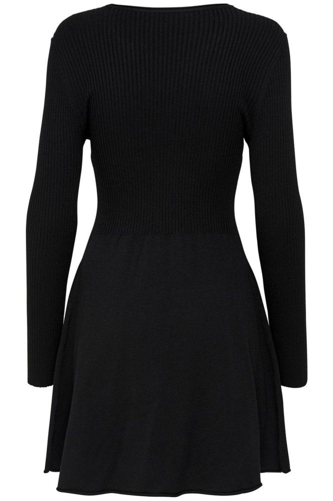 ONLALMA L/S O-NECK DRESS KNT NOOS 15185761 Black