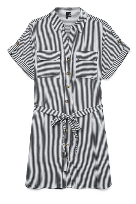 Vero Moda vmbumpy ss short shirt dress wvn ga