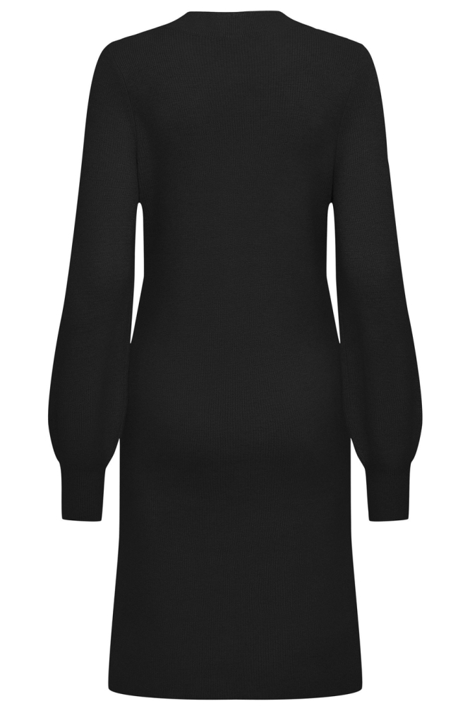 ONLKATIA LS V-NECK DRESS KNT NCA 15312844 BLACK