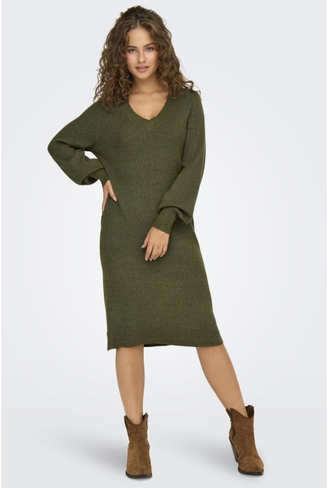 Only onlkatia ls v-neck dress knt nca