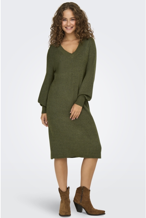 Only onlkatia ls v-neck dress knt nca