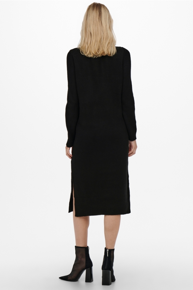 ONLBRANDIE L/S ROLLNECK DRESS KNT N 15214595 BLACK