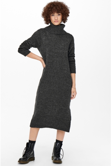 Only onlbrandie l/s rollneck dress knt n